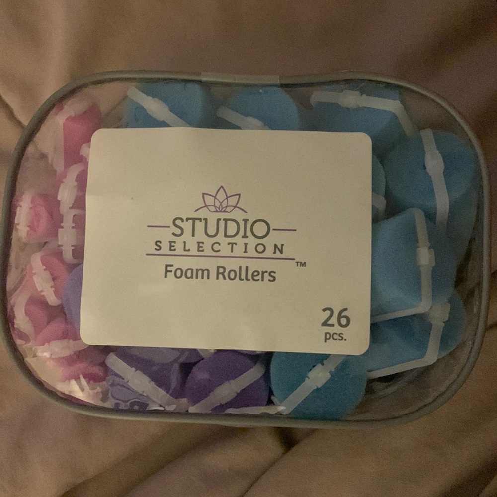 Foam rollers- overnight 26 pc